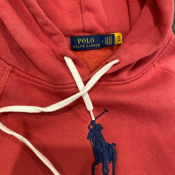 Polo Ralph Lauren Pink Hoodie ptp21 - Picture 5 of 13